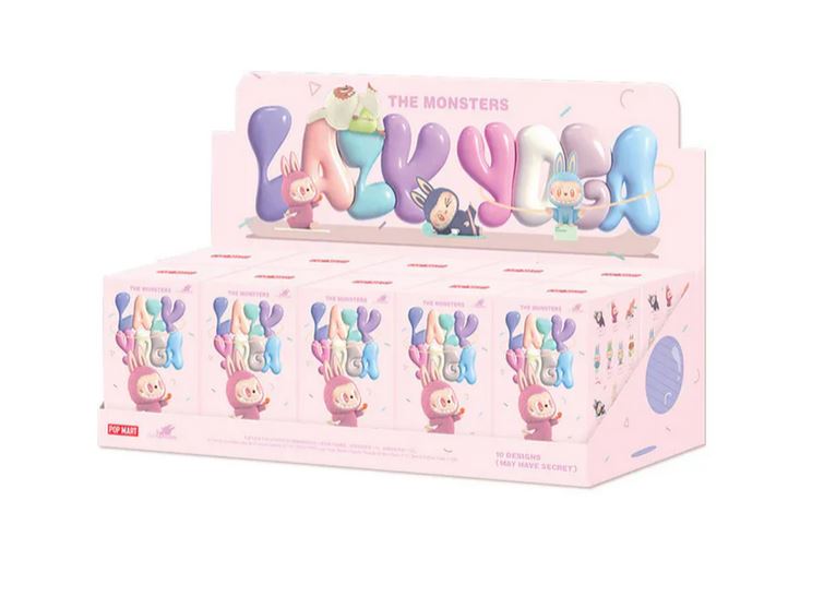 Pop Mart Labubu The Monsters Lazy Yoga Series Figures Mystery Box